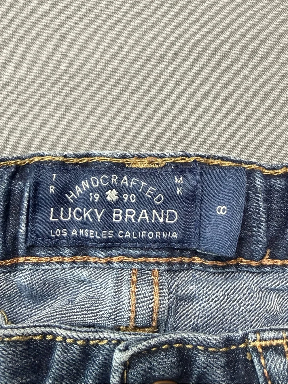 Lucky Brand boys Blue Washed Skinny-Leg Jeans